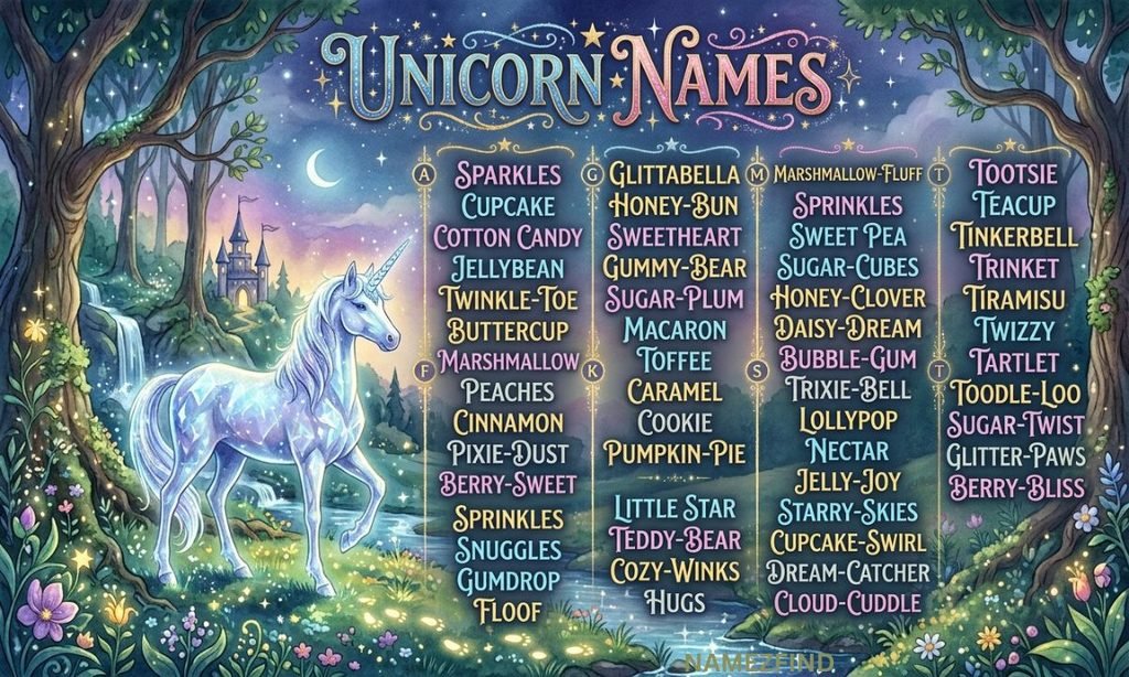 Cute Unicorn Names