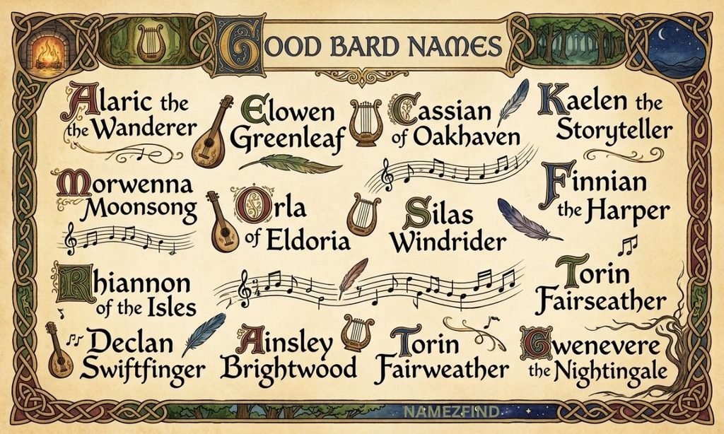 Good Bard Names