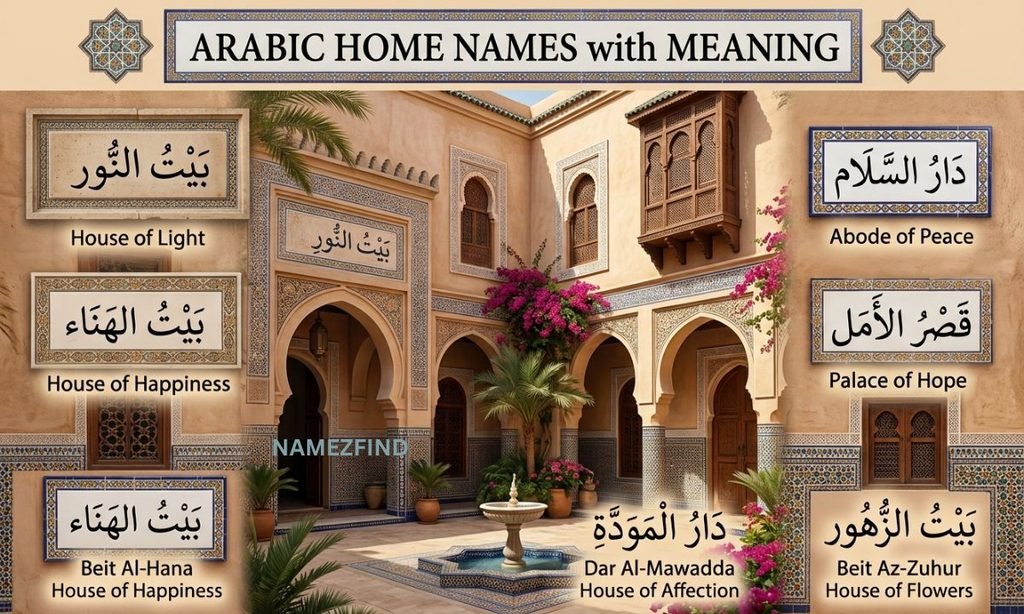Arabic Home Names with Meaning