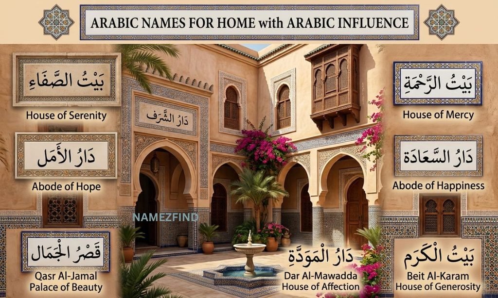 Arabic Names for Home with Arabic Influence