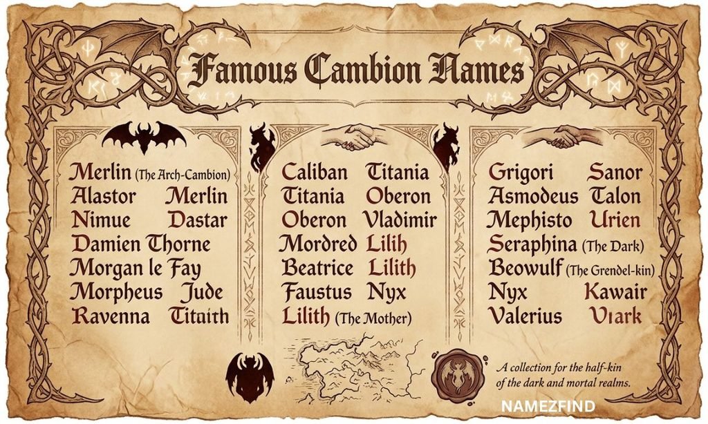 Famous Cambion Names