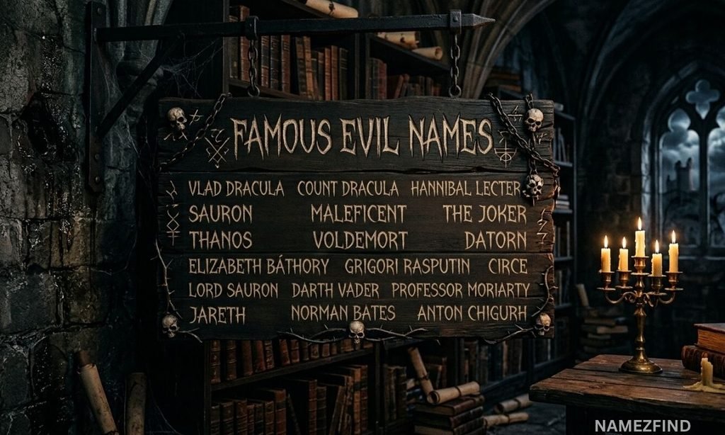 Famous Evil Names