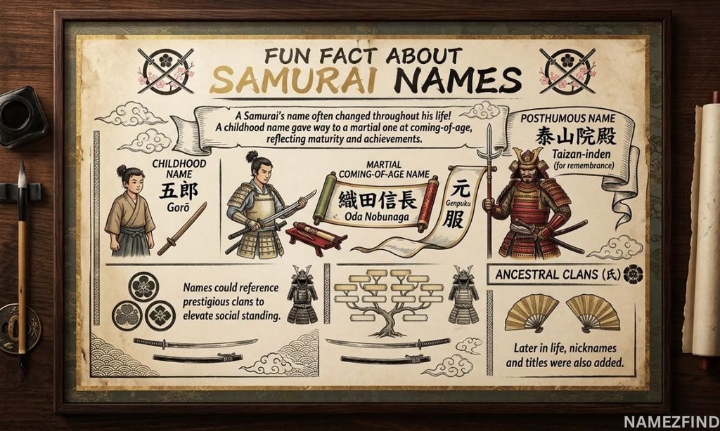 Fun Fact About Samurai Names