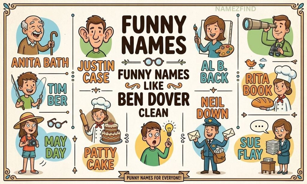 Funny Names Like Ben Dover Clean