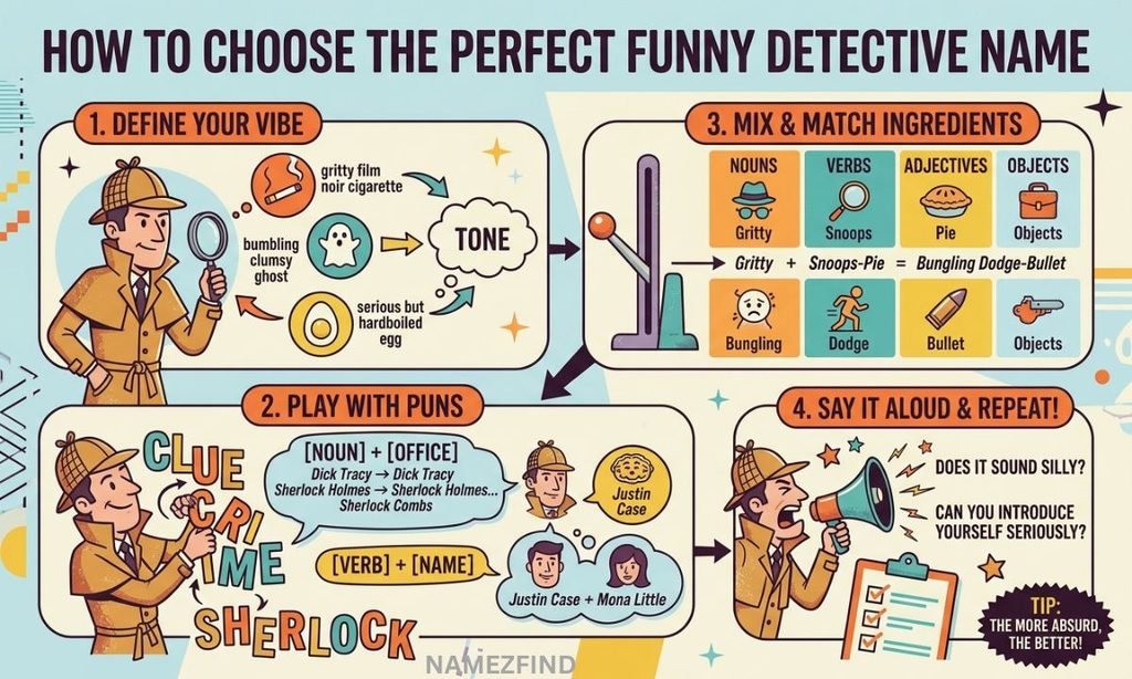 How to Choose the Perfect Funny Detective Name