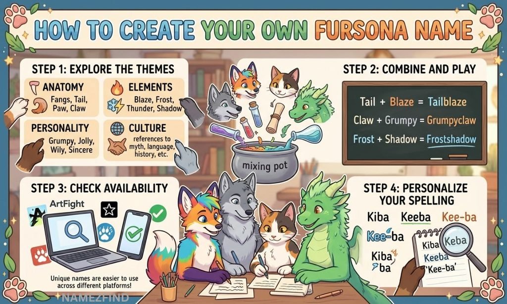 How to Create Your Own Fursona Name