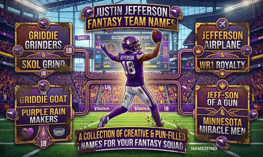 Justin Jefferson Fantasy Names Dirty