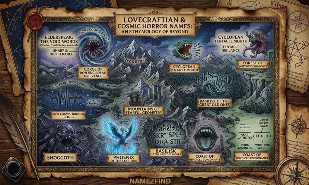 Lovecraftian & Cosmic Horror Names