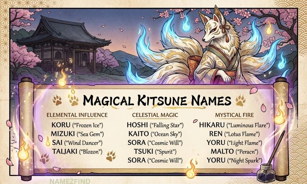 Magical Kitsune Names