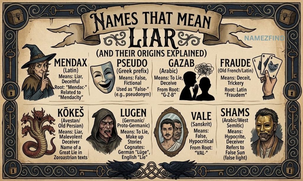 Names That Mean Liar (And Their Origins Explained)