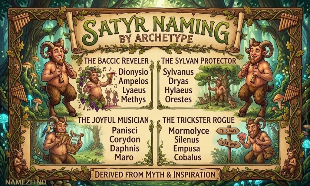 Satyr Naming by Archetype