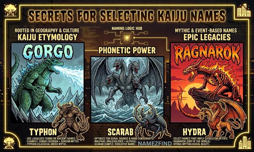 Secrets for Selecting Kaiju Names