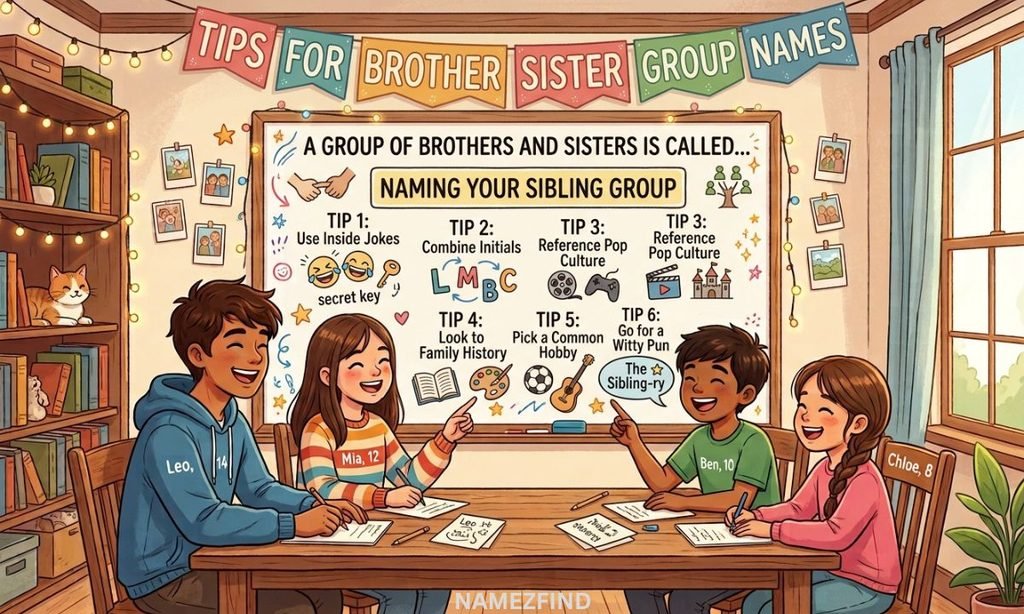 Tips For Brother Sister Group Names