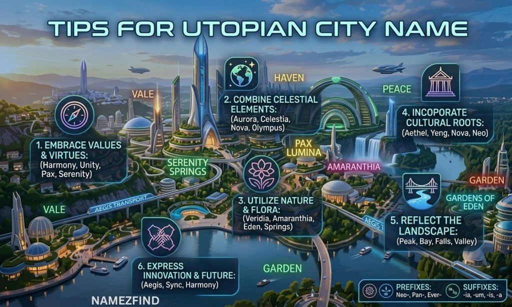 Tips For Utopian City Name