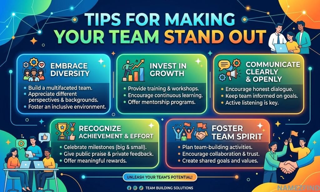 Tips for Making Your Team Stand Out