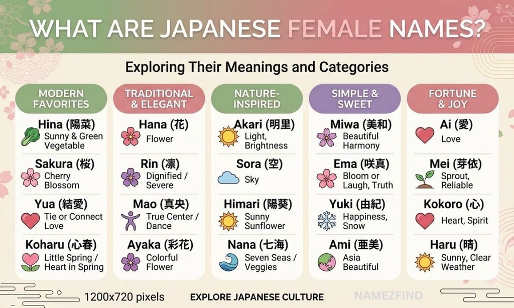 What Are Japanese Female Names?