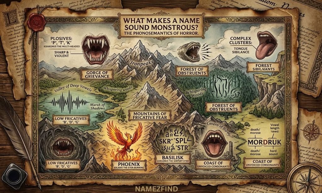 What Makes a Name Sound Monstrous? The Phonosemantics of Horror