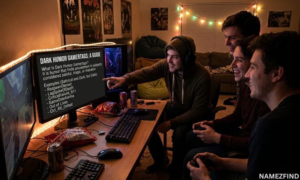 What is Dark Humor Gamertags