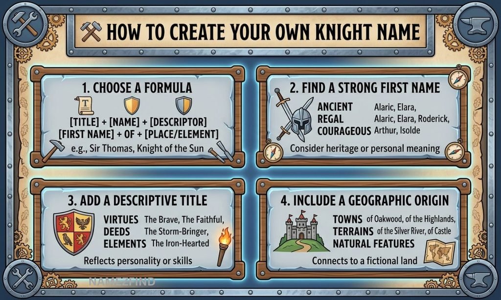 🛠️ How to Create Your Own Knight Name