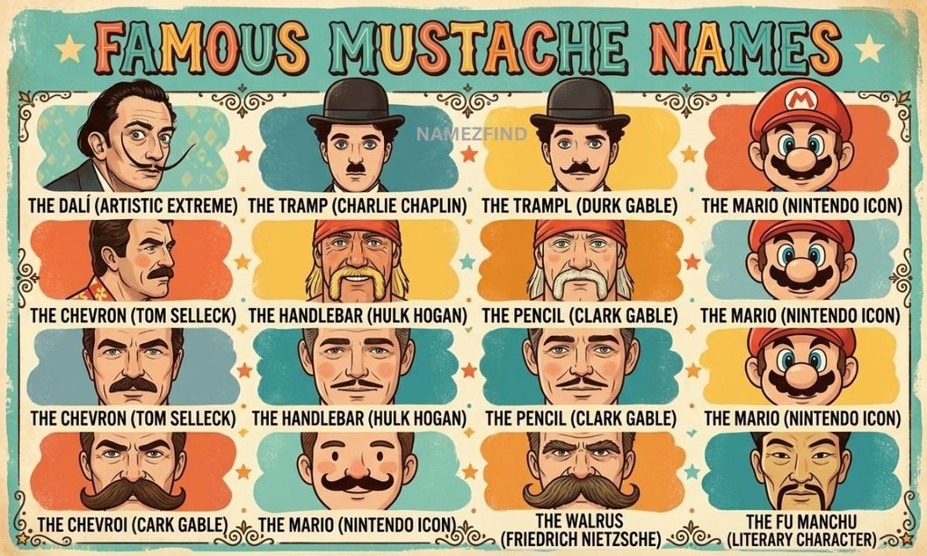 Famous Mustache Names