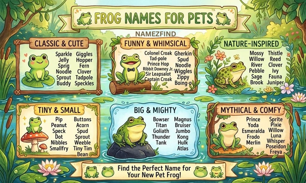Frog Names for Pets