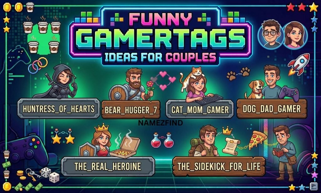 Funny Gamertags Ideas for Couples