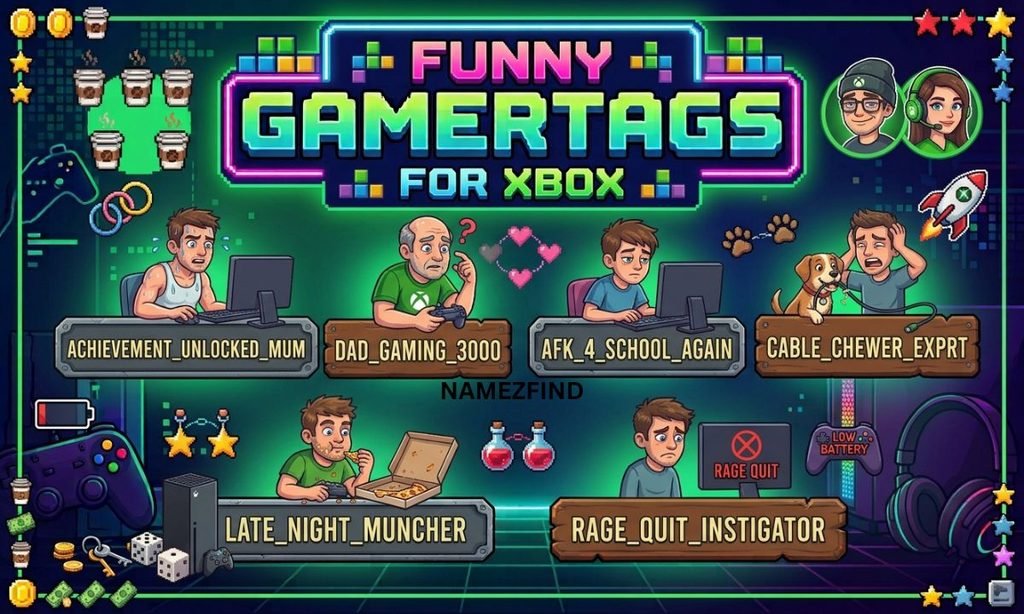 Funny Gamertags for Xbox