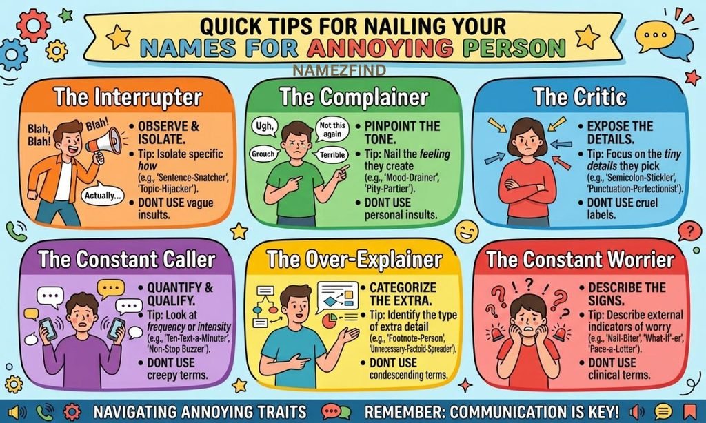 Quick Tips For Nailing Your Names For Annoying Person