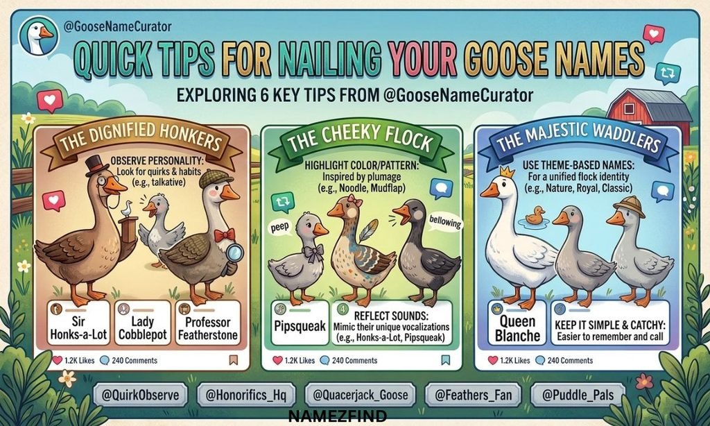 Quick Tips for Nailing Your Goose Names