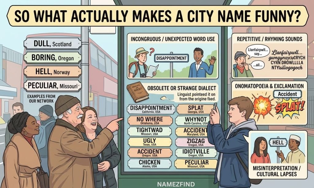 So What Actually Makes a City Name Funny?