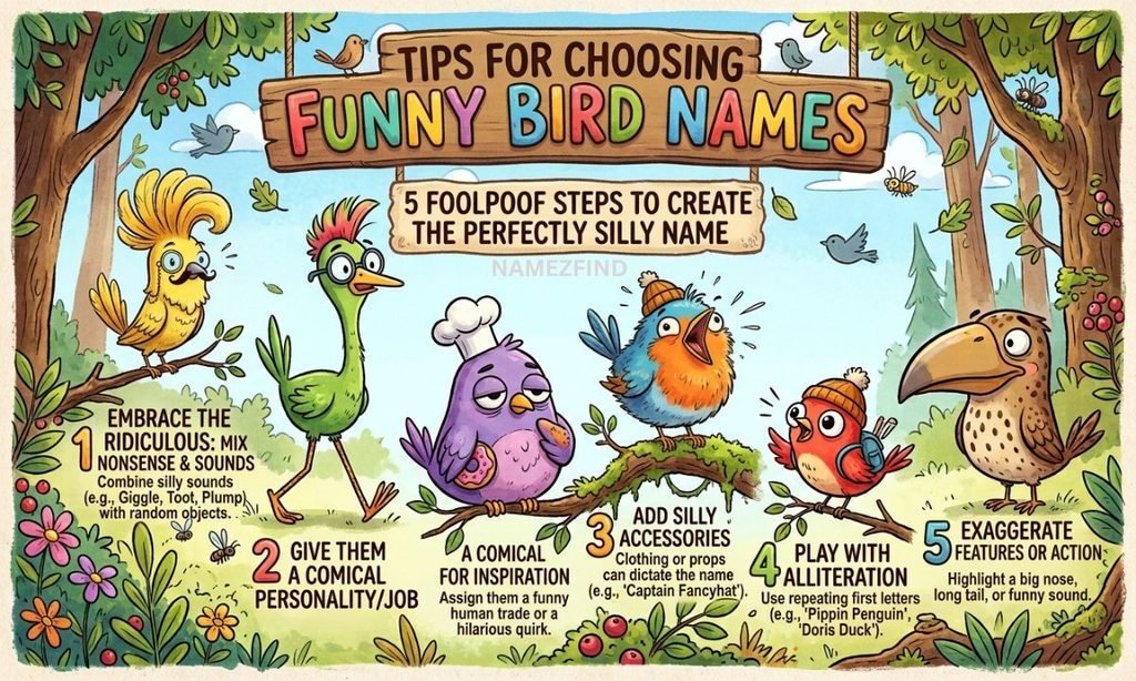 Tips For Choosing Funny Bird Names