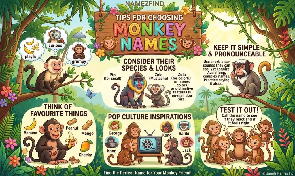Tips For Choosing Monkey Names