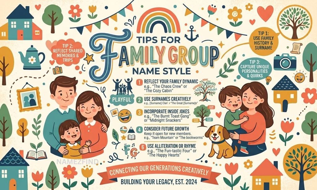 Tips For Family Group Name Style