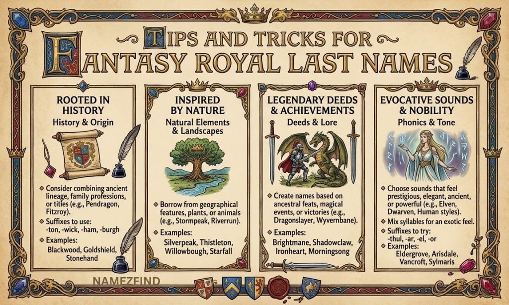 Tips and Tricks for Fantasy Royal Last Names