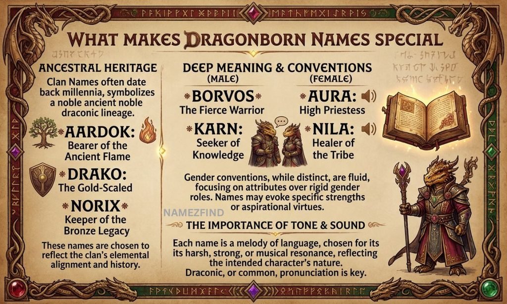 What Makes Dragonborn Names Special